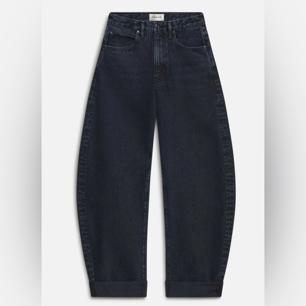 High Rise Barrel Jeans
